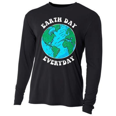 Earth Day 2023 Pocket Design Earth Day Everyday Cooling Performance Long Sleeve Crew