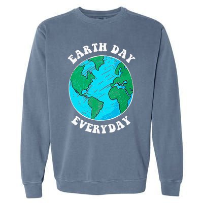 Earth Day 2023 Pocket Design Earth Day Everyday Garment-Dyed Sweatshirt