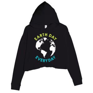 Earth Day 2023 Pocket Design Earth Day Everyday Crop Fleece Hoodie