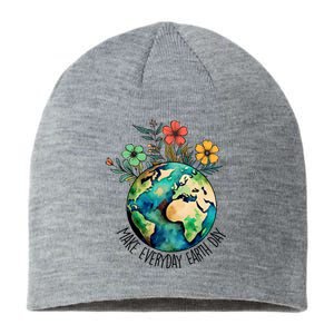 Earth Day 2024 Funny Earth Day Make Everyday Earth Day Sustainable Beanie