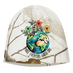 Earth Day 2024 Funny Earth Day Make Everyday Earth Day Kati - Camo Knit Beanie