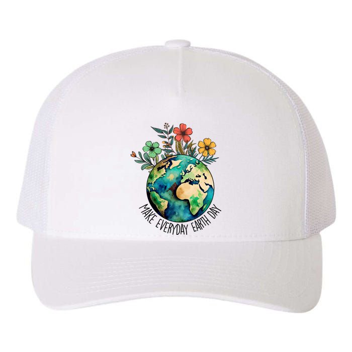 Earth Day 2024 Funny Earth Day Make Everyday Earth Day Yupoong Adult 5-Panel Trucker Hat