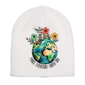 Earth Day 2024 Funny Earth Day Make Everyday Earth Day Short Acrylic Beanie