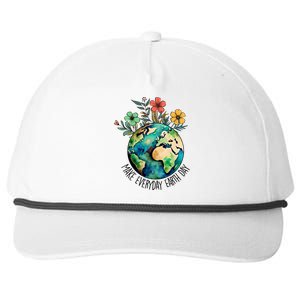 Earth Day 2024 Funny Earth Day Make Everyday Earth Day Snapback Five-Panel Rope Hat