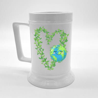 Earth Day 2024 Heart Earth Day Beer Stein