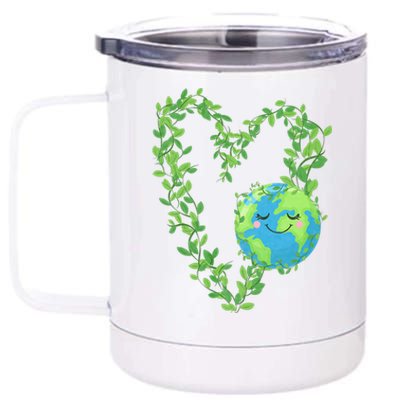 Earth Day 2024 Heart Earth Day 12 oz Stainless Steel Tumbler Cup