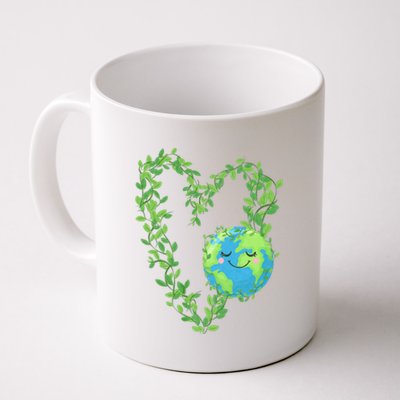 Earth Day 2024 Heart Earth Day Coffee Mug