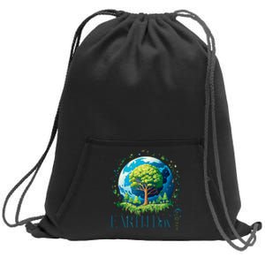 Earth Day 2024 Environmental International Awareness Sweatshirt Cinch Pack Bag