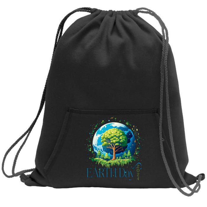 Earth Day 2024 Environmental International Awareness Sweatshirt Cinch Pack Bag