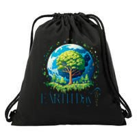 Earth Day 2024 Environmental International Awareness Drawstring Bag