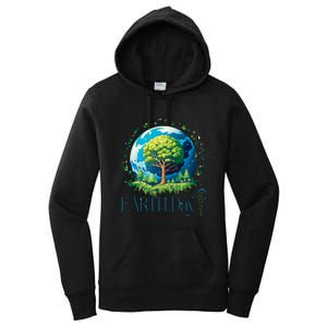 Earth Day 2024 Environmental International Awareness Women's Pullover Hoodie