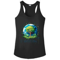 Earth Day 2024 Environmental International Awareness Ladies PosiCharge Competitor Racerback Tank