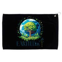 Earth Day 2024 Environmental International Awareness Grommeted Golf Towel