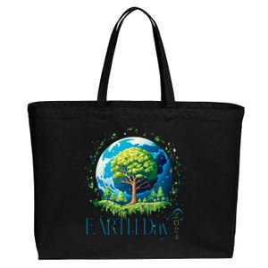 Earth Day 2024 Environmental International Awareness Cotton Canvas Jumbo Tote