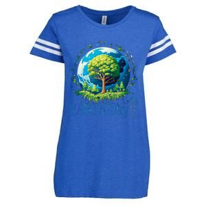 Earth Day 2024 Environmental International Awareness Enza Ladies Jersey Football T-Shirt