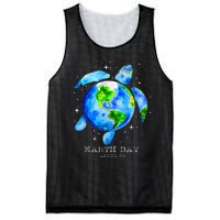 Earth Day 2024 Restore Earth Sea Turtle Art Save The Planet Mesh Reversible Basketball Jersey Tank