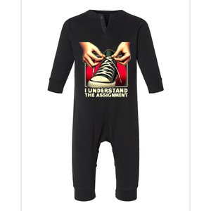 Election Day 2024 I Understand The Assignment Kamala Harris Infant Fleece One Piece