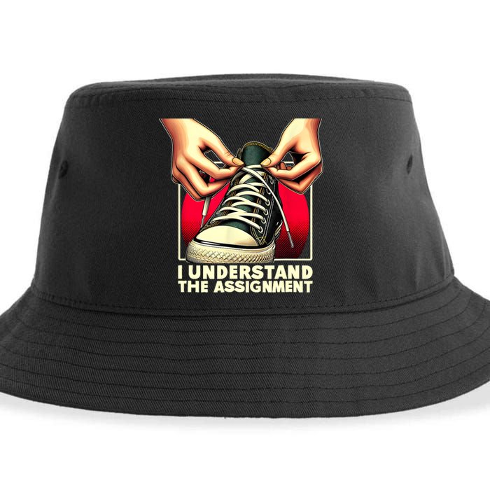 Election Day 2024 I Understand The Assignment Kamala Harris Sustainable Bucket Hat