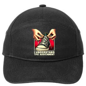 Election Day 2024 I Understand The Assignment Kamala Harris 7-Panel Snapback Hat