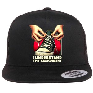 Election Day 2024 I Understand The Assignment Kamala Harris Flat Bill Trucker Hat