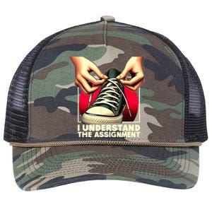 Election Day 2024 I Understand The Assignment Kamala Harris Retro Rope Trucker Hat Cap