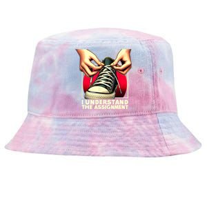 Election Day 2024 I Understand The Assignment Kamala Harris Tie-Dyed Bucket Hat