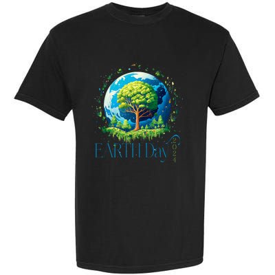 Earth Day 2024 Environmental International Awareness Garment-Dyed Heavyweight T-Shirt