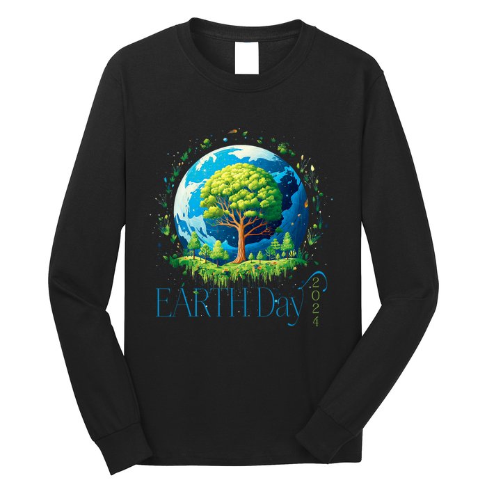 Earth Day 2024 Environmental International Awareness Long Sleeve Shirt