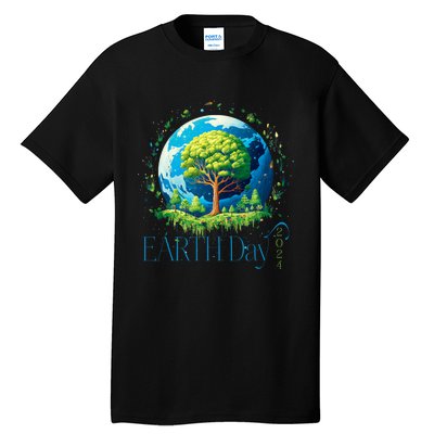 Earth Day 2024 Environmental International Awareness Tall T-Shirt