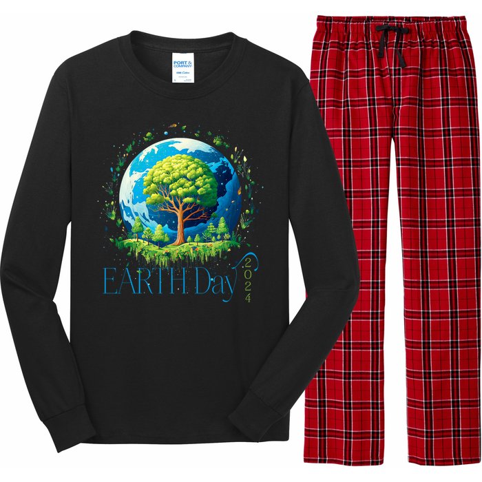 Earth Day 2024 Environmental International Awareness Long Sleeve Pajama Set