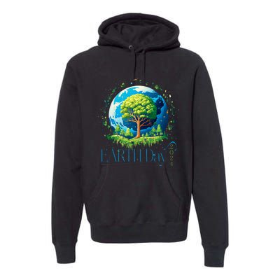 Earth Day 2024 Environmental International Awareness Premium Hoodie