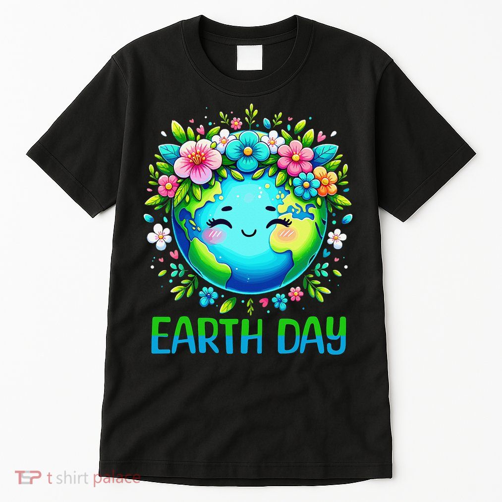 Earth Day 2025 Flower Crowns  Women  Save Earth Tall T-Shirt