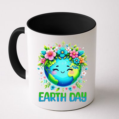 Earth Day 2025 Flower Crowns  Women  Save Earth Mug