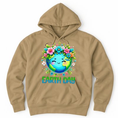 Earth Day 2025 Flower Crowns  Women  Save Earth Hoodie