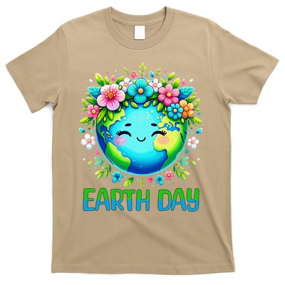 Earth Day 2025 Flower Crowns  Women  Save Earth T-Shirt