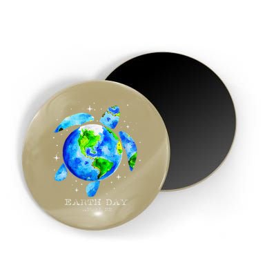 Earth Day 2025 Restore Earth Sea Turtle Art Save The Planet Magnet
