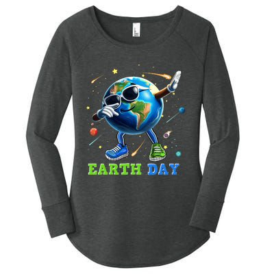 Earth Day 2024 Funny Earth Day Women's Perfect Tri Tunic Long Sleeve Shirt