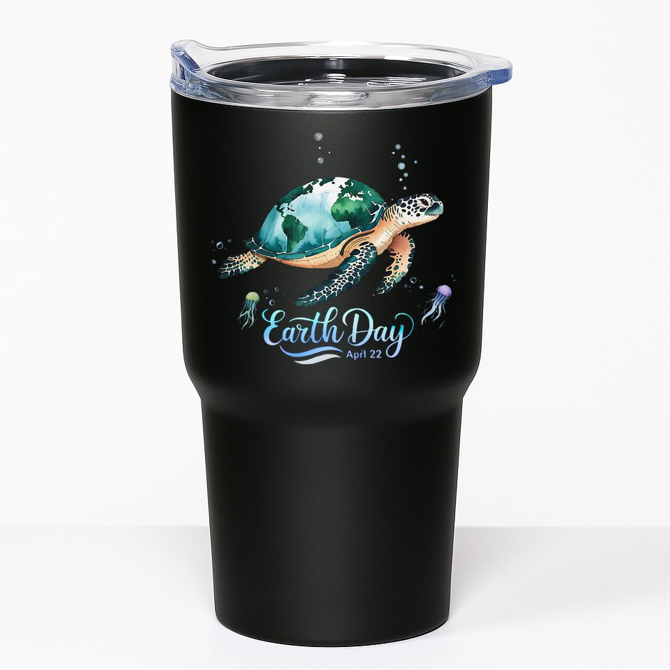 Earth Day 2025 Restore Earth Sea Turtle For Women Tumbler