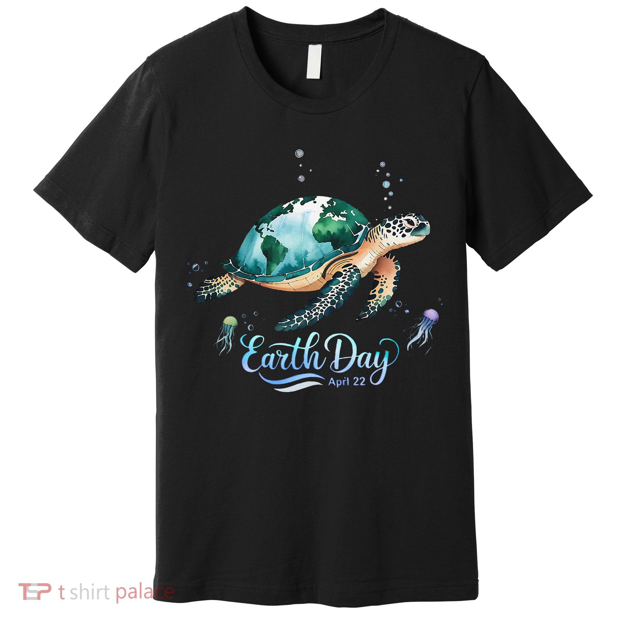 Earth Day 2025 Restore Earth Sea Turtle For Women Premium T-Shirt