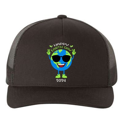 Earth Day 2024 Funny Earth Day Birthday Girl Yupoong Adult 5-Panel Trucker Hat