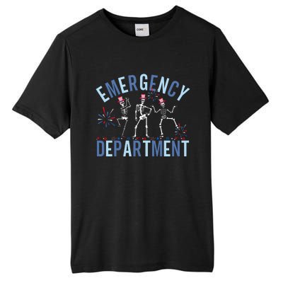 Emergency Department 4th July Er Nurse Tall Fusion ChromaSoft Performance T-Shirt