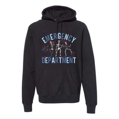 Emergency Department 4th July Er Nurse Premium Hoodie