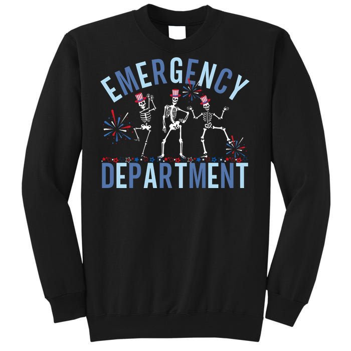 Emergency Department 4th July Er Nurse Tall Sweatshirt