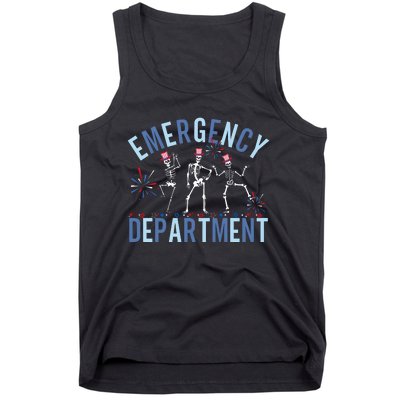 Emergency Department 4th July Er Nurse Tank Top