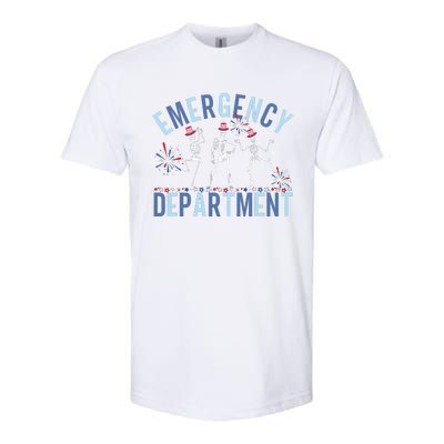 Emergency Department 4th July Er Nurse Softstyle CVC T-Shirt