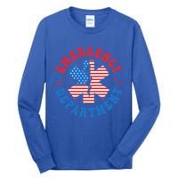 Emergency Departt 4th Of July Emergency Room Er Nurse Great Gift Tall Long Sleeve T-Shirt