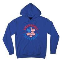 Emergency Departt 4th Of July Emergency Room Er Nurse Great Gift Tall Hoodie