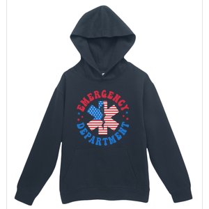 Emergency Departt 4th Of July Emergency Room Er Nurse Great Gift Urban Pullover Hoodie