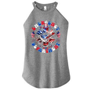 Emergency Department 4th Of July Usa Emergency Room Nurse Women's Perfect Tri Rocker Tank