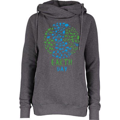 Earth Day 54th Earth Day 2024 Womens Funnel Neck Pullover Hood